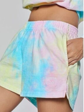 Livin Cool Tie-Dye Pastel Lounge Shorts